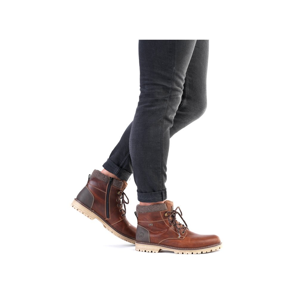 Rieker F3641-23 Leather Anatomic Boot Tan Rieker F3641-23 Leather Anatomic Boot Tan