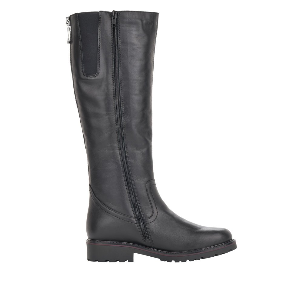 Remonte R6576-01 Anatomic Leather Boot Black Remonte R6576-01 Anatomic Leather Boot Black