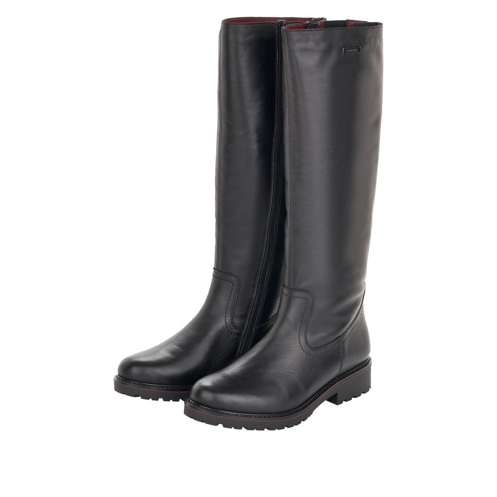 Remonte R6576-01 Anatomic Leather Boot Black Remonte R6576-01 Anatomic Leather Boot Black