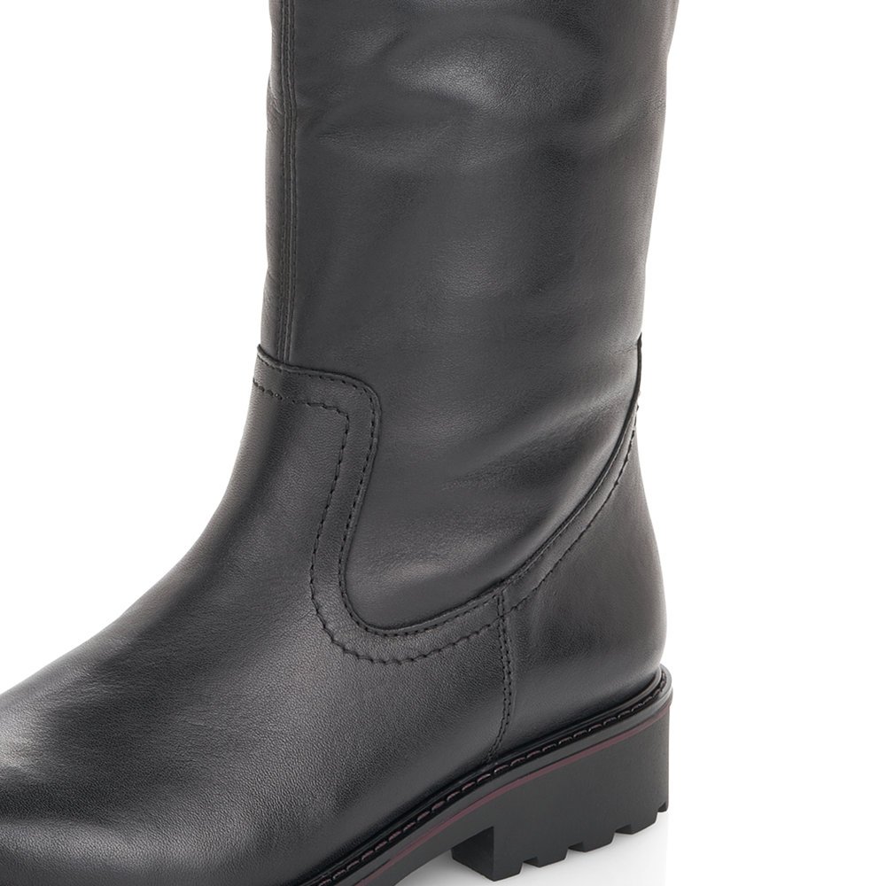 Remonte R6576-01 Anatomic Leather Boot Black Remonte R6576-01 Anatomic Leather Boot Black