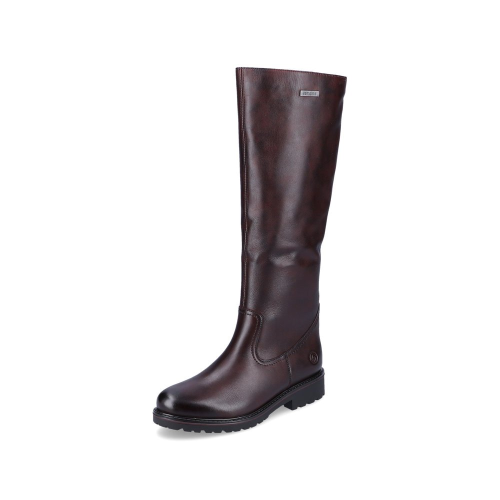 Remonte R6576-35 Anatomic Leather Boot Burgundy Remonte R6576-35 Anatomic Leather Boot Burgundy