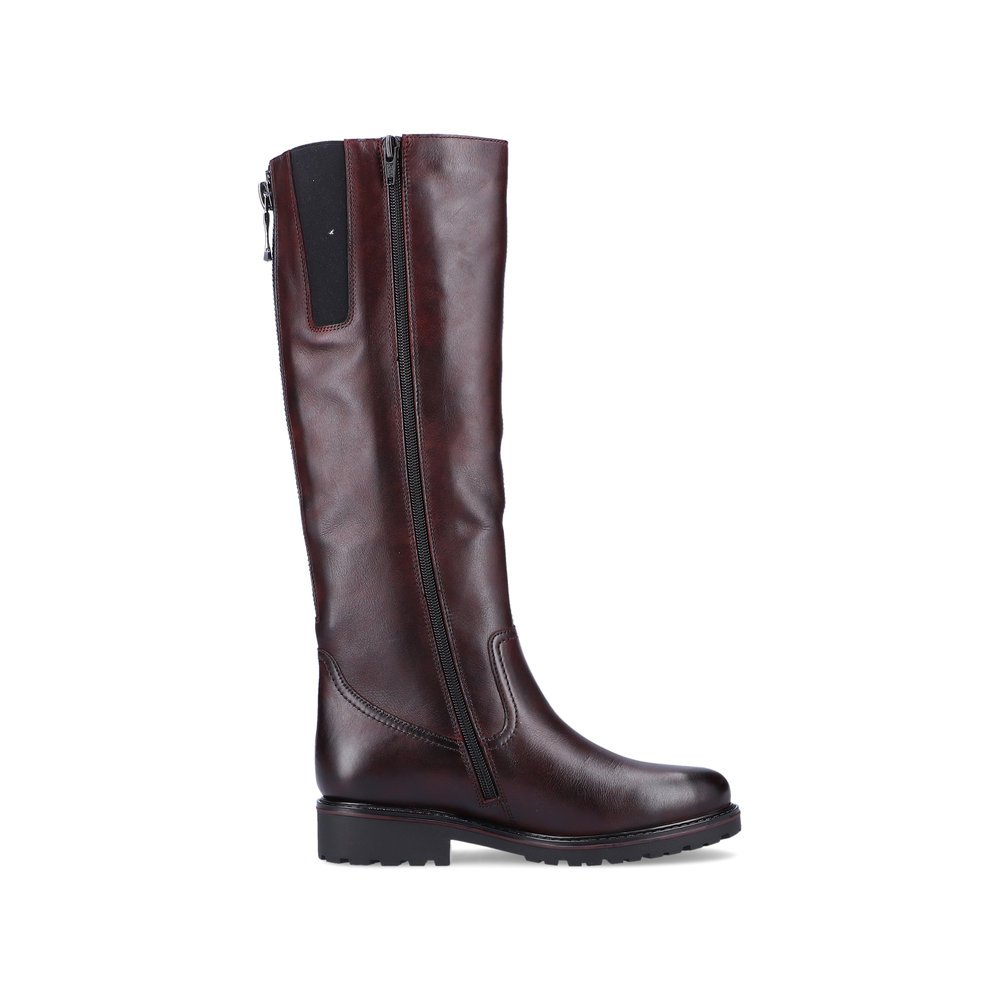 Remonte R6576-35 Anatomic Leather Boot Burgundy Remonte R6576-35 Anatomic Leather Boot Burgundy