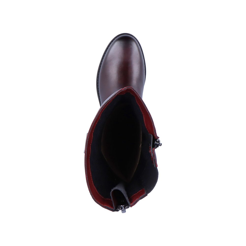 Remonte R6576-35 Anatomic Leather Boot Burgundy Remonte R6576-35 Anatomic Leather Boot Burgundy