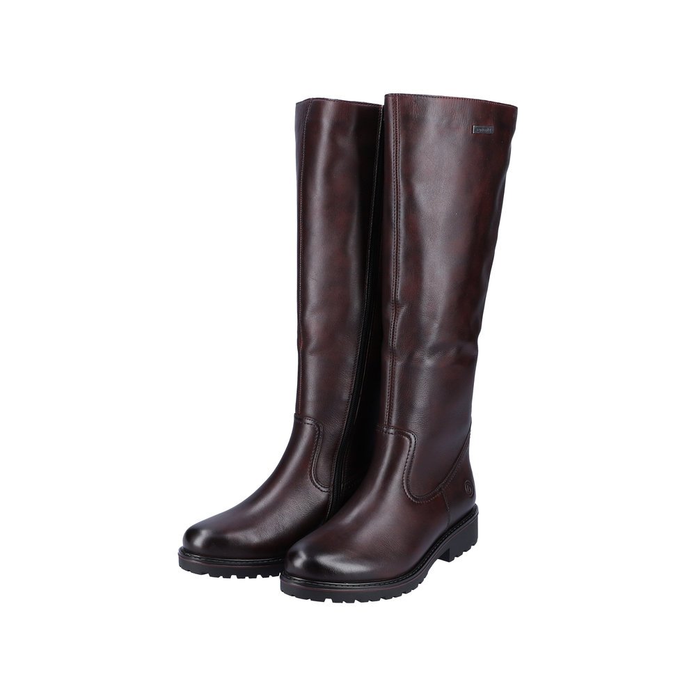 Remonte R6576-35 Anatomic Leather Boot Burgundy Remonte R6576-35 Anatomic Leather Boot Burgundy