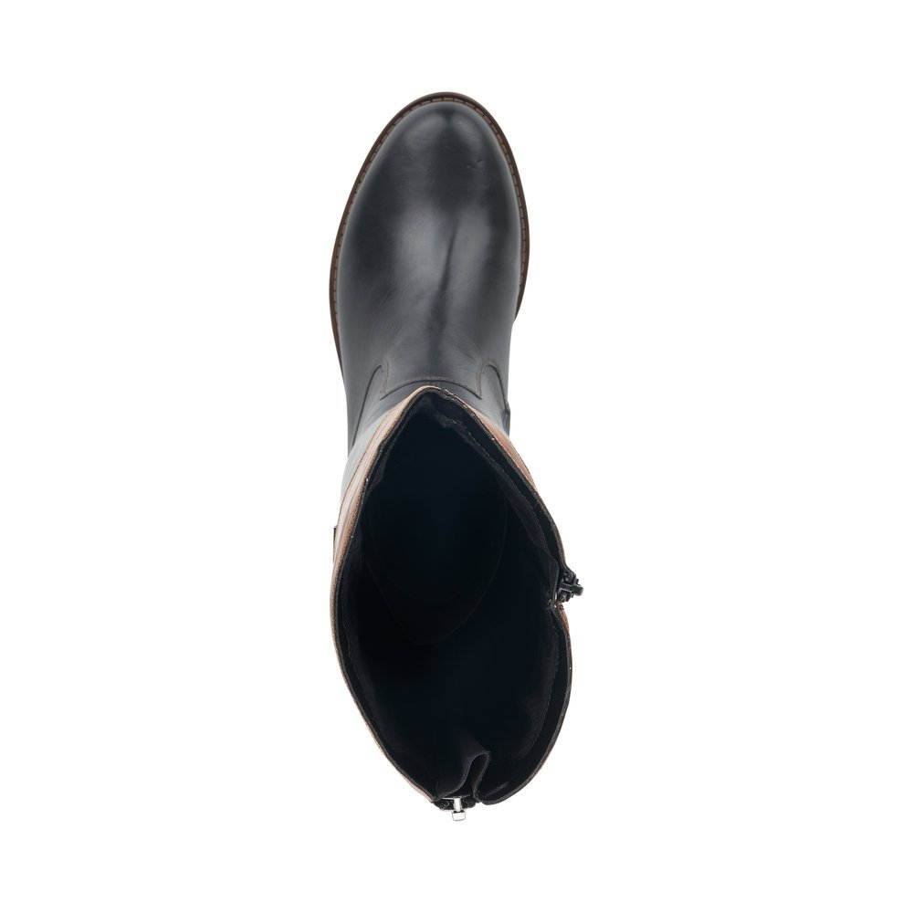Remonte R6581-02 Anatomical Leather Boot Black Remonte R6581-02 Anatomical Leather Boot Black