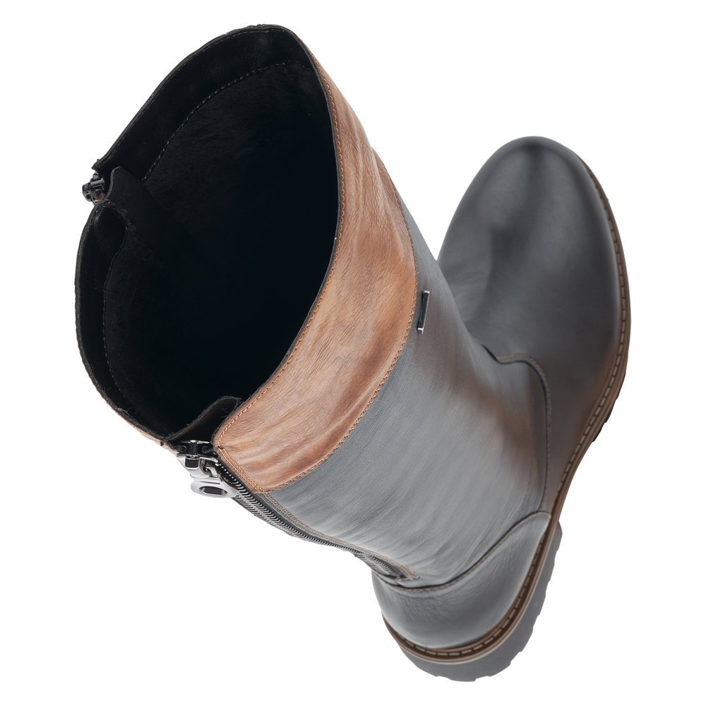 Remonte R6581-02 Anatomical Leather Boot Black Remonte R6581-02 Anatomical Leather Boot Black