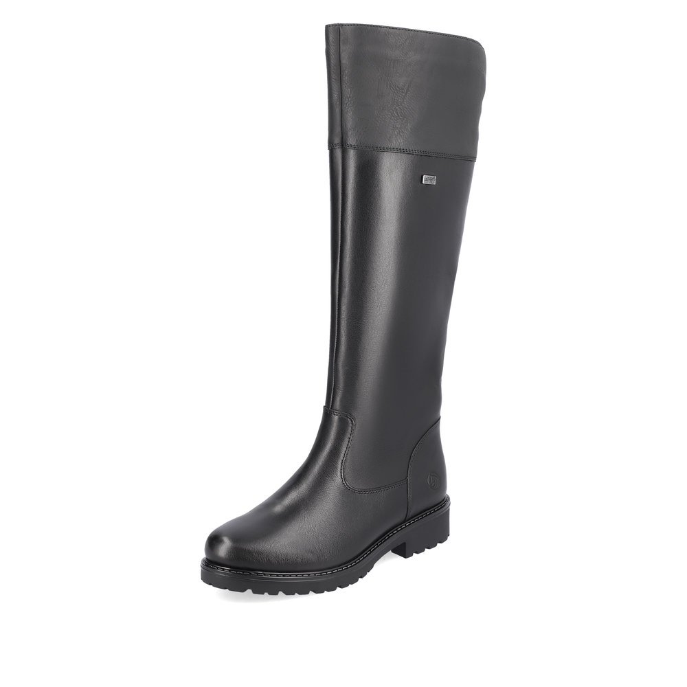 Remonte R6581-04 Anatomical Leather Boot Black Remonte R6581-04 Anatomical Leather Boot Black