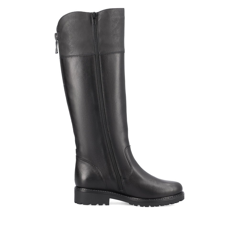 Remonte R6581-04 Anatomical Leather Boot Black Remonte R6581-04 Anatomical Leather Boot Black