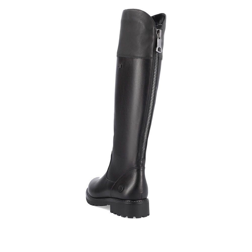 Remonte R6581-04 Anatomical Leather Boot Black Remonte R6581-04 Anatomical Leather Boot Black