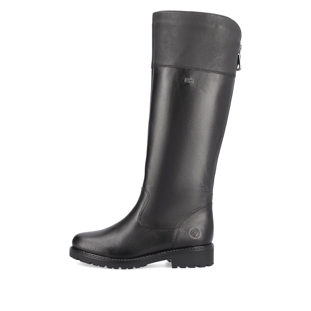 Remonte R6581-04 Anatomical Leather Boot Black Remonte R6581-04 Anatomical Leather Boot Black