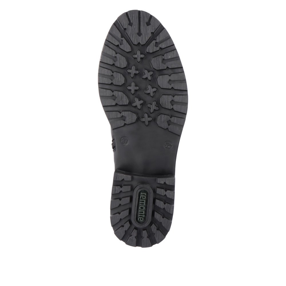 Remonte R6581-04 Anatomical Leather Boot Black Remonte R6581-04 Anatomical Leather Boot Black