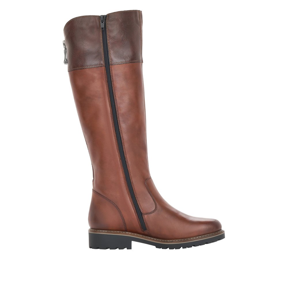 Remonte R6581-22 Anatomical Leather Boot Tan Remonte R6581-22 Anatomical Leather Boot Tan
