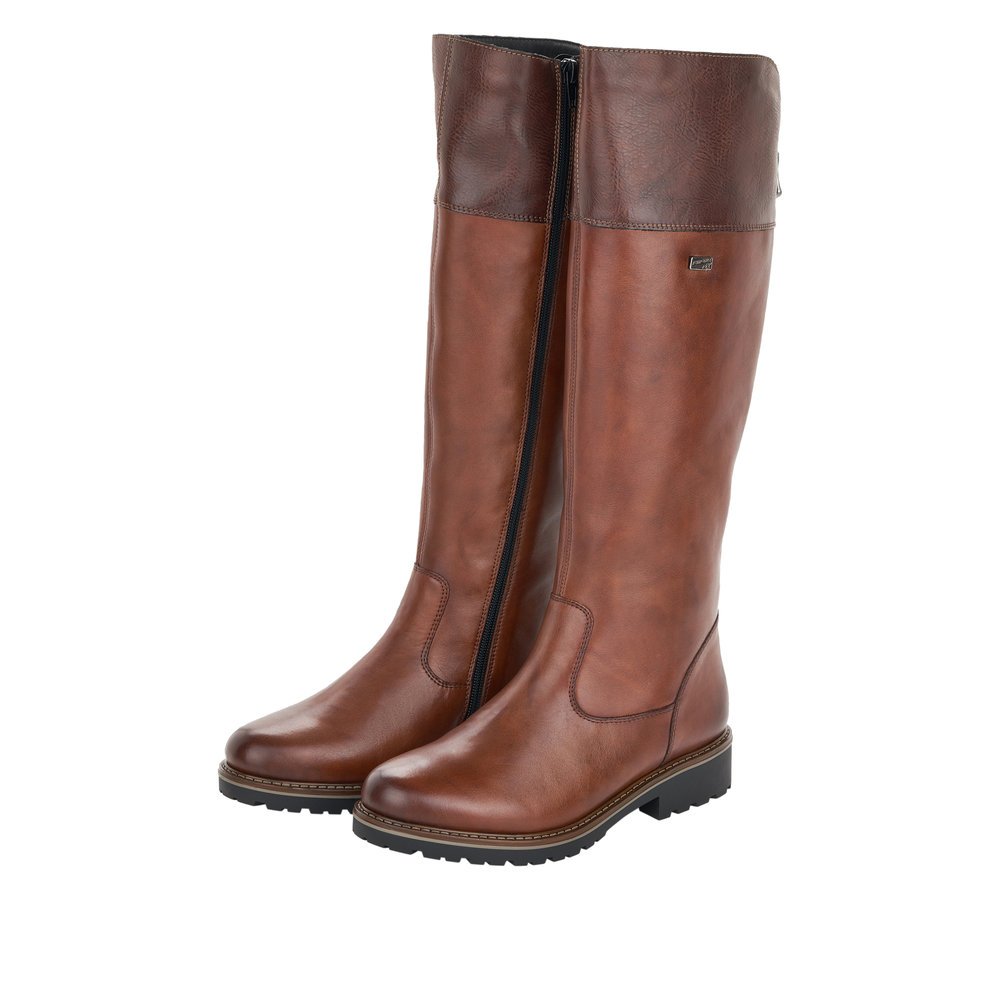 Remonte R6581-22 Anatomical Leather Boot Tan Remonte R6581-22 Anatomical Leather Boot Tan