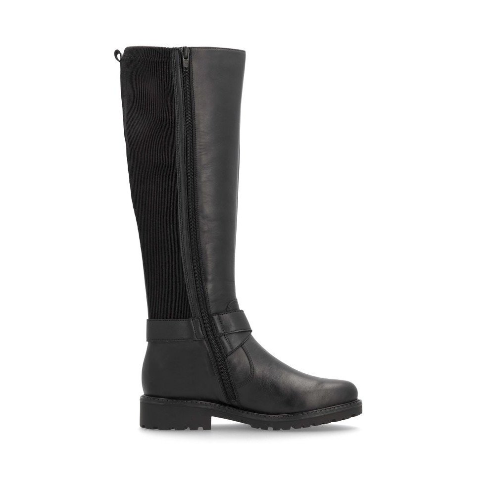 Remonte R6593-00 Anatomical Leather Boot Black Remonte R6593-00 Anatomical Leather Boot Black