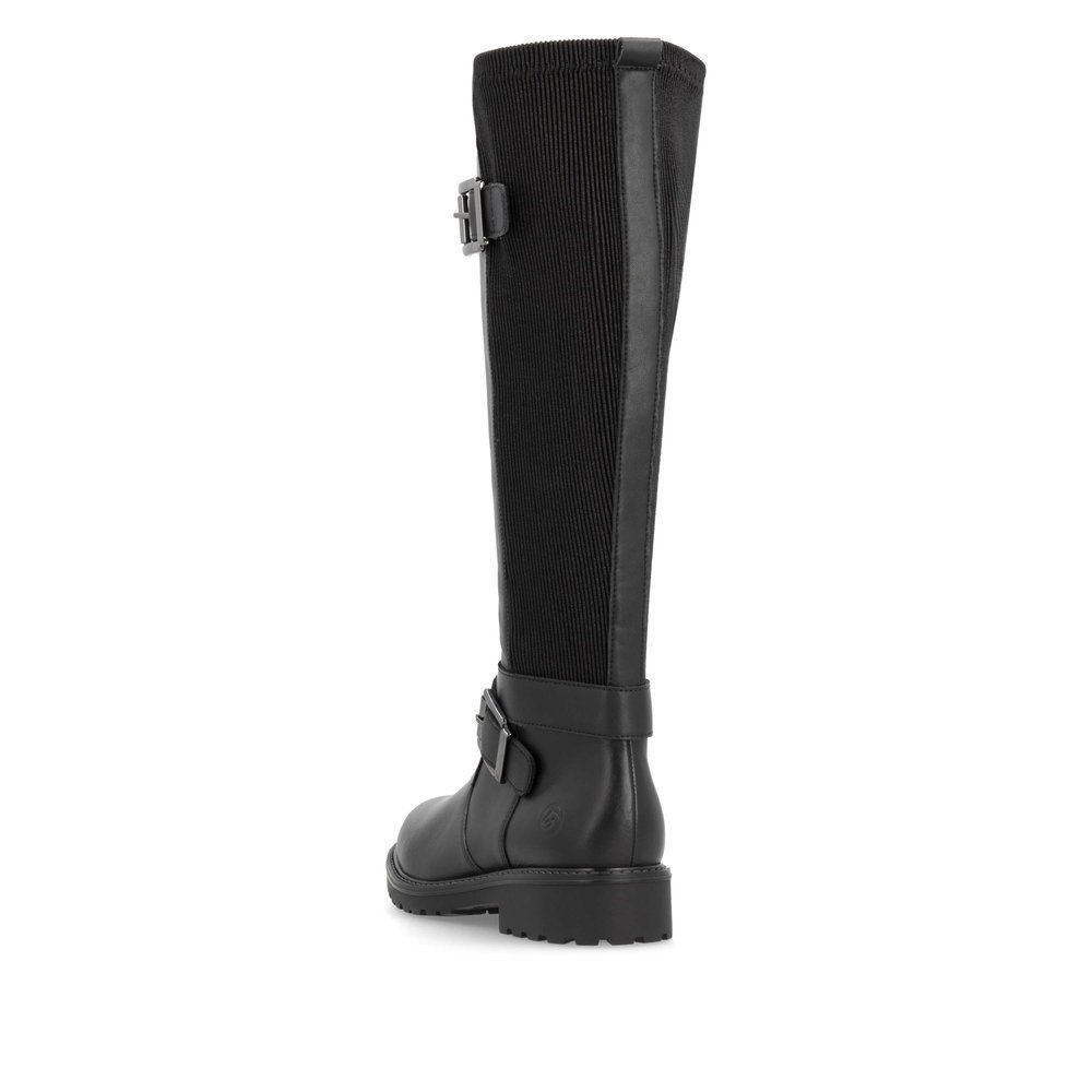 Remonte R6593-00 Anatomical Leather Boot Black Remonte R6593-00 Anatomical Leather Boot Black
