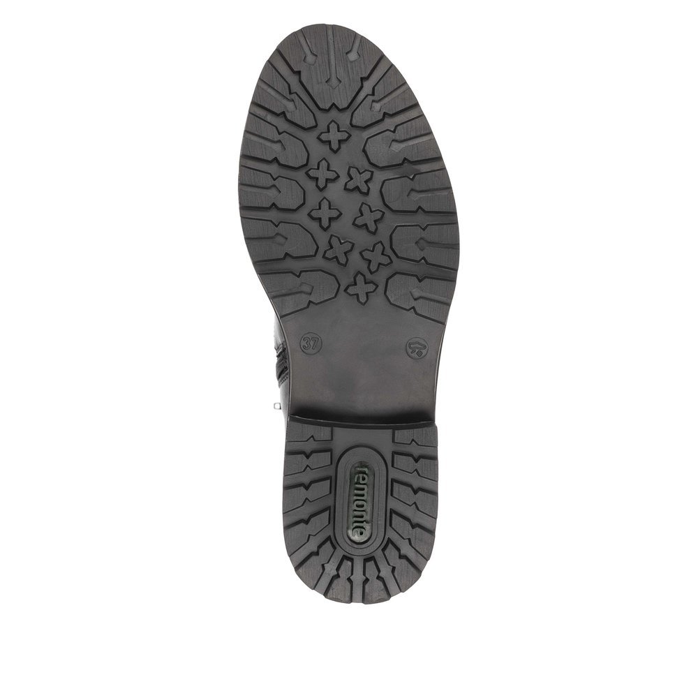 Remonte R6593-00 Anatomical Leather Boot Black Remonte R6593-00 Anatomical Leather Boot Black