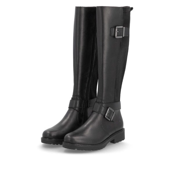 Remonte R6593-00 Anatomical Leather Boot Black Remonte R6593-00 Anatomical Leather Boot Black