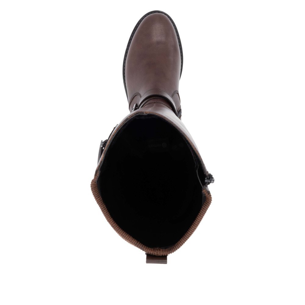 Remonte R6593-25 Anatomical Leather Boot Brown Remonte R6593-25 Anatomical Leather Boot Brown