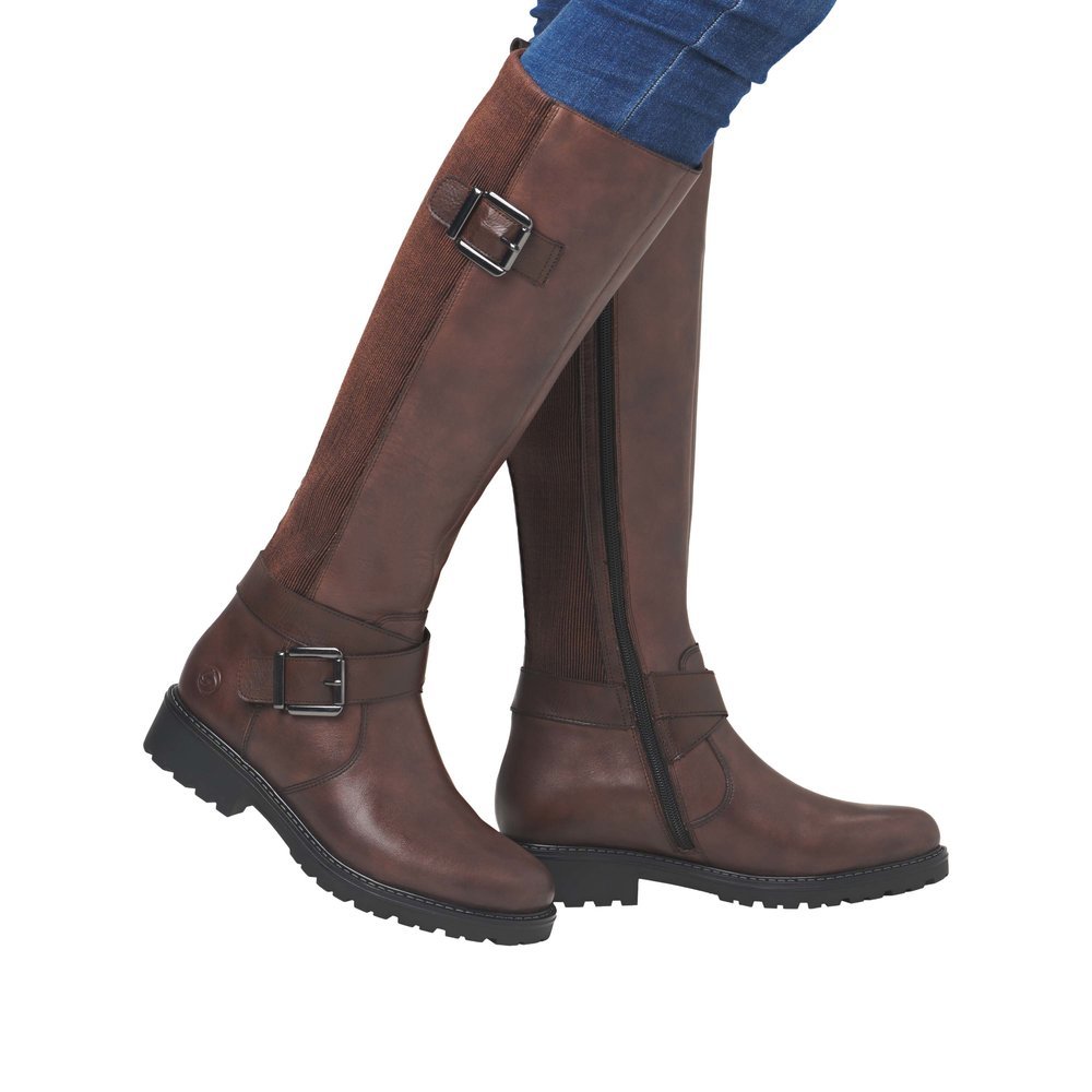 Remonte R6593-25 Anatomical Leather Boot Brown Remonte R6593-25 Anatomical Leather Boot Brown