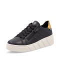 Rieker W0505-01 Anatomical Leather Sneaker Black Rieker W0505-01 Anatomical Leather Sneaker Black