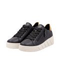 Rieker W0505-01 Anatomical Leather Sneaker Black Rieker W0505-01 Anatomical Leather Sneaker Black