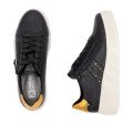 Rieker W0505-01 Anatomical Leather Sneaker Black Rieker W0505-01 Anatomical Leather Sneaker Black