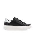 Rieker W1202-00 Anatomical Leather Sneaker Black Rieker W1202-00 Anatomical Leather Sneaker Black