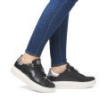 Rieker W1202-00 Anatomical Leather Sneaker Black Rieker W1202-00 Anatomical Leather Sneaker Black