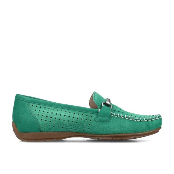 Rieker 40253-54 Anatomic Leather Moccasin Green Rieker 40253-54 Anatomic Leather Moccasin Green
