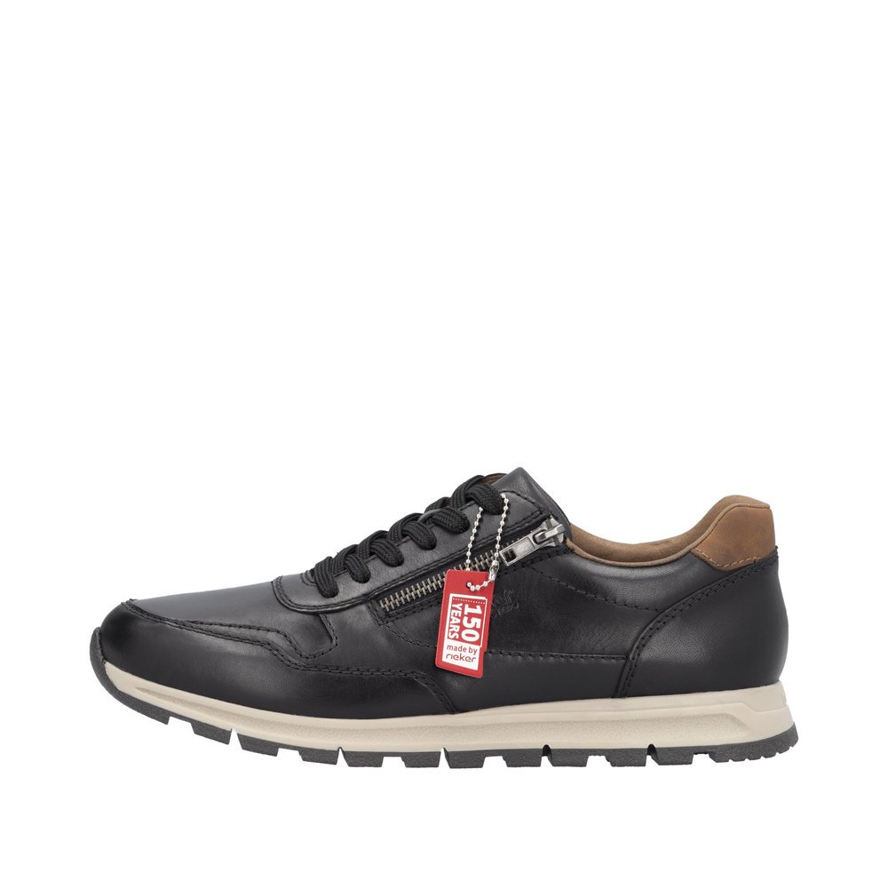 Rieker B0504-00 Anatomical Leather Sneaker Black Rieker B0504-00 Anatomical Leather Sneaker Black