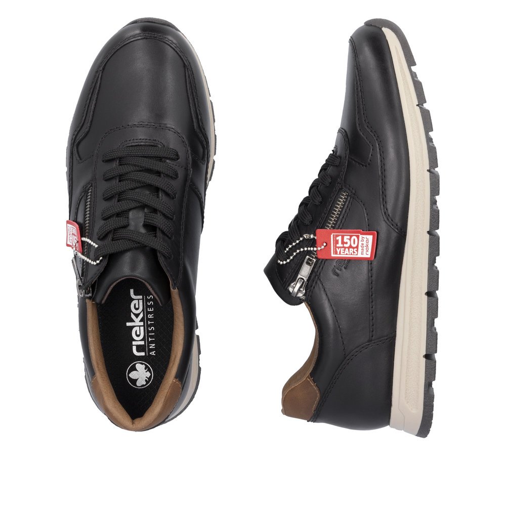 Rieker B0504-00 Anatomical Leather Sneaker Black Rieker B0504-00 Anatomical Leather Sneaker Black