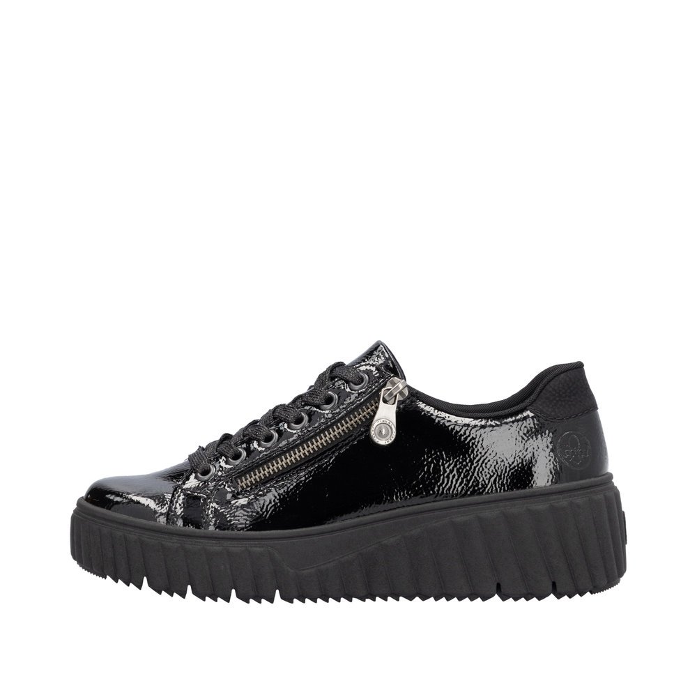 Rieker N2501-00 Anatomical Leather Sneaker Black Rieker N2501-00 Anatomical Leather Sneaker Black
