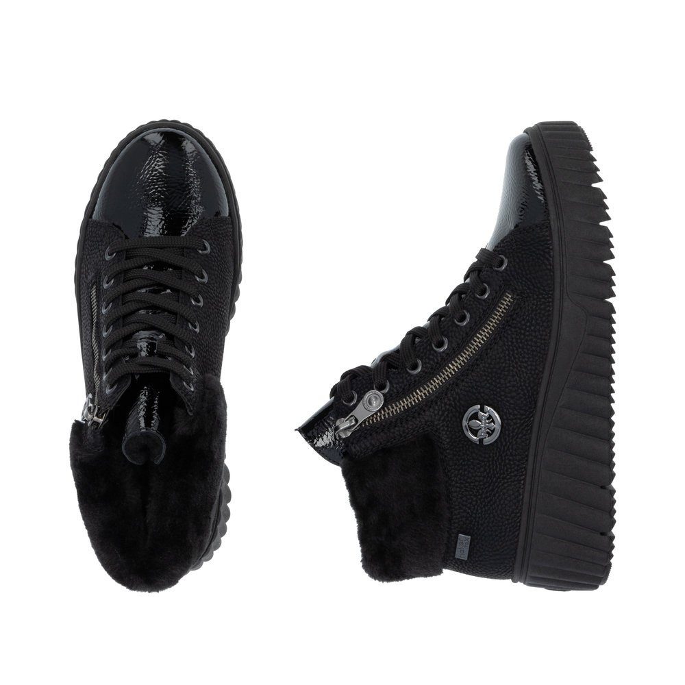 Rieker N2505-00 Anatomical Ankle Boot Sneaker Black Rieker N2505-00 Anatomical Ankle Boot Sneaker Black