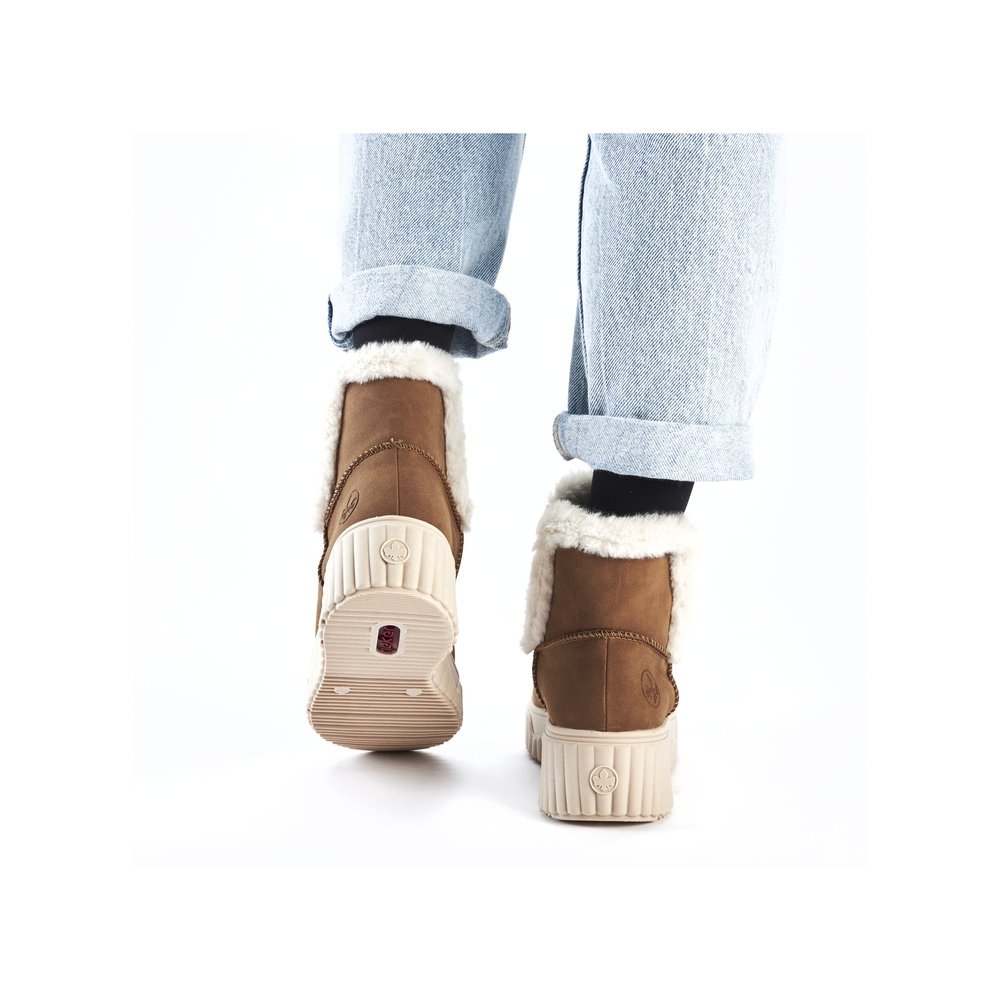 Rieker N2560-24 Anatomical Ankle Boot Sneaker Brown Rieker N2560-24 Anatomical Ankle Boot Sneaker Brown