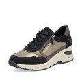Rieker N9301-91 Anatomical Leather Sneaker Gold