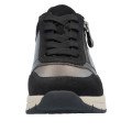 Rieker N9301-91 Anatomical Leather Sneaker Gold