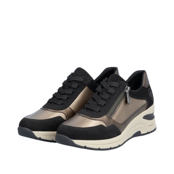 Rieker N9301-91 Anatomical Leather Sneaker Gold Rieker N9301-91 Anatomical Leather Sneaker Gold
