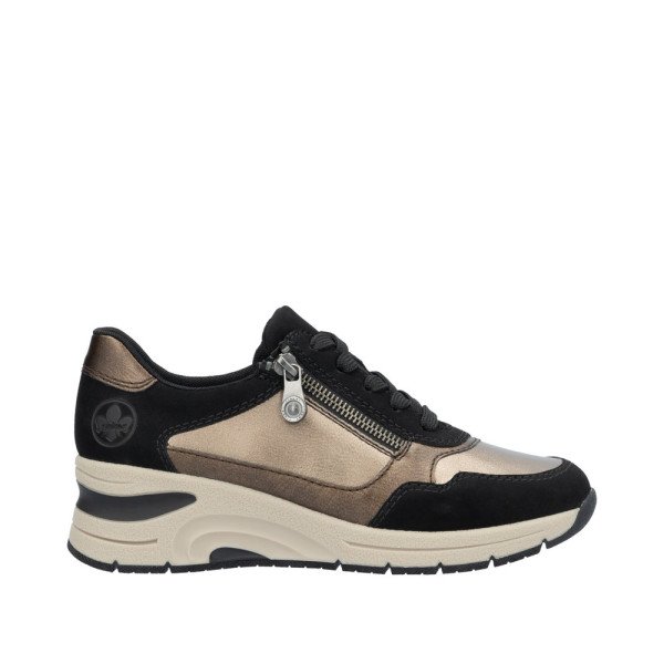 Rieker N9301-91 Anatomical Leather Sneaker Gold Rieker N9301-91 Anatomical Leather Sneaker Gold