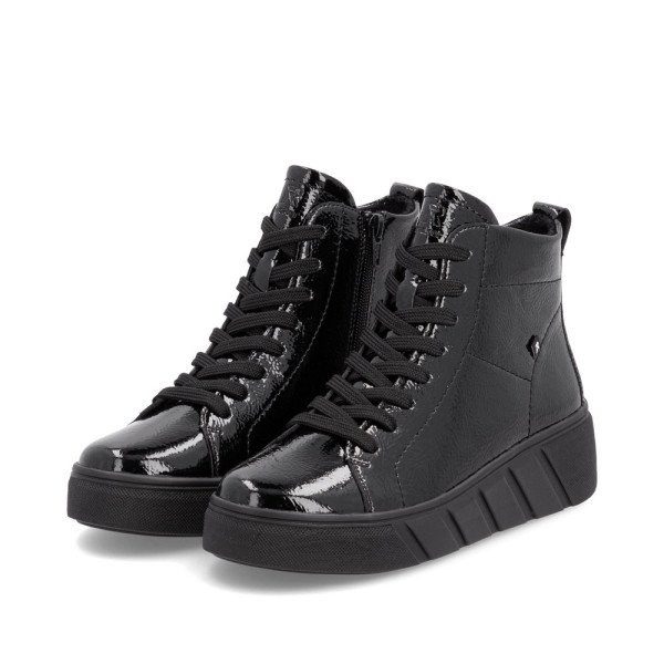 Rieker W0561-01 Anatomical Ankle Boot Sneaker Black Rieker W0561-01 Anatomical Ankle Boot Sneaker Black