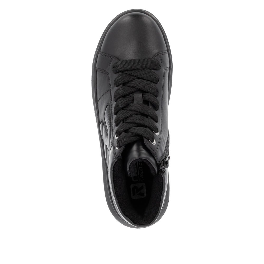 Rieker W1270-00 Anatomical Ankle Boot Sneaker Black Rieker W1270-00 Anatomical Ankle Boot Sneaker Black