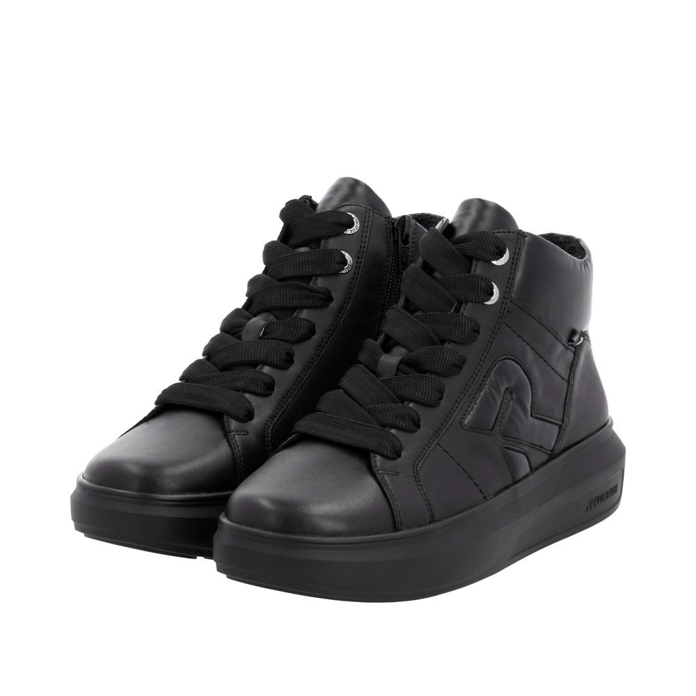 Rieker W1270-00 Anatomical Ankle Boot Sneaker Black Rieker W1270-00 Anatomical Ankle Boot Sneaker Black