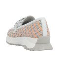 Rieker W1303-90 Ανατομικό Δερμάτινο Μοκασίνι White Rieker W1303-90 Ανατομικό Δερμάτινο Μοκασίνι White
