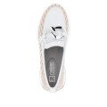 Rieker W1303-90 Ανατομικό Δερμάτινο Μοκασίνι White Rieker W1303-90 Ανατομικό Δερμάτινο Μοκασίνι White