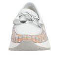 Rieker W1303-90 Ανατομικό Δερμάτινο Μοκασίνι White Rieker W1303-90 Ανατομικό Δερμάτινο Μοκασίνι White