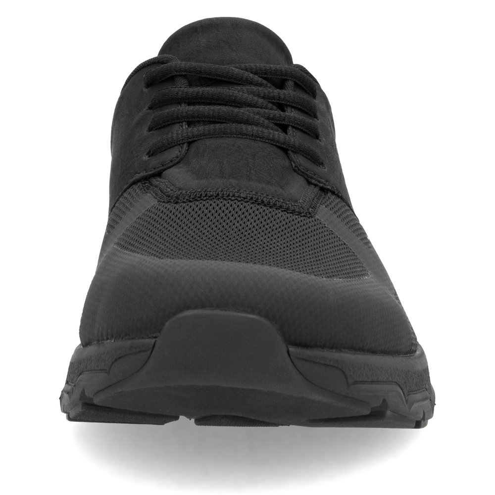 Rieker 09100-00 Men's Leather Sneaker Black
