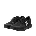 Rieker 09100-00 Men's Leather Sneaker Black