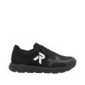 Rieker 09100-00 Men's Leather Sneaker Black