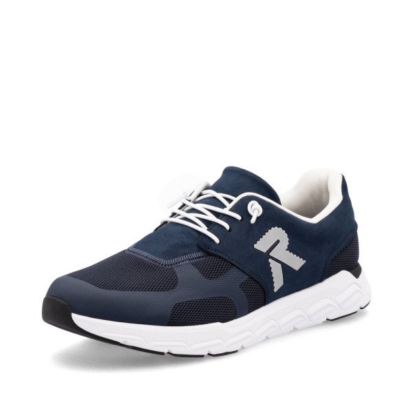 Rieker 09100-14 Men's Leather Sneaker Blue Rieker 09100-14 Men's Leather Sneaker Blue