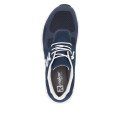 Rieker 09100-14 Men's Leather Sneaker Blue