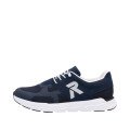 Rieker 09100-14 Men's Leather Sneaker Blue